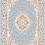 فرش طرح مستانه آبی تیره