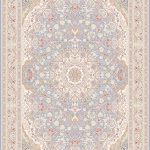 فرش طرح خطیبی آبی تیره