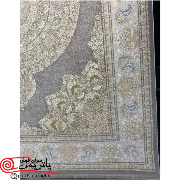 فرش ماشینی زمینه نقره ای یا سیلور