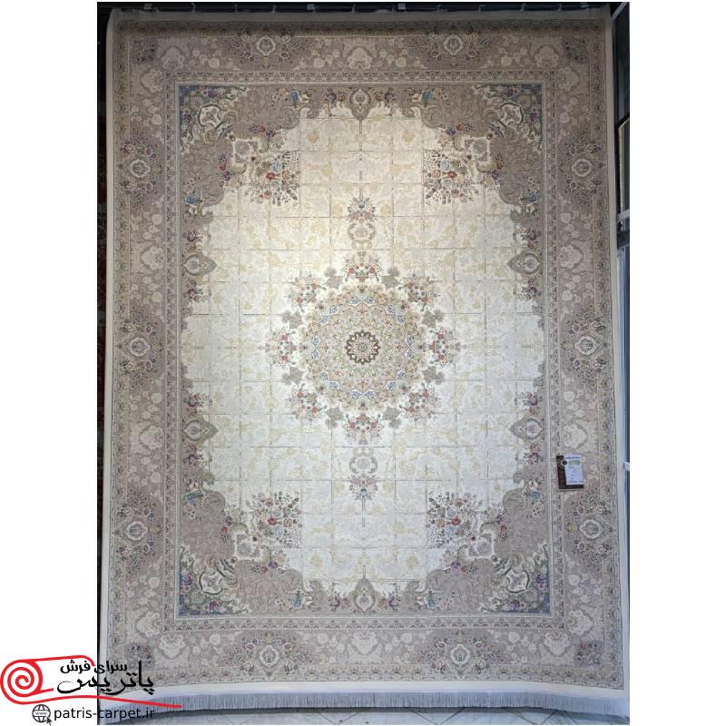 New Project01 طرح زرنگار کرم - سفید