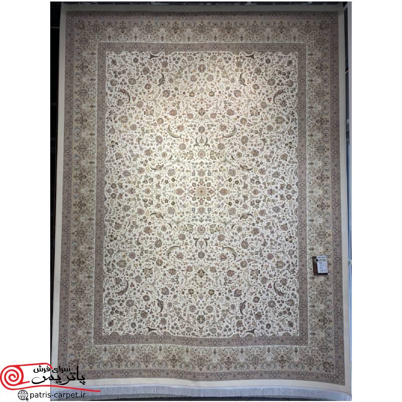New Project01 طرح گل افشان کرم - سفید