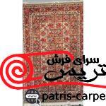 فرش گبه طرح گلفرنگ شکلاتی