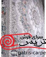 فرش ماشینی الماس کویر کاشان-طرح کد 1599-رنگ کرم نخودی-1200 شانه-3600 تراکم