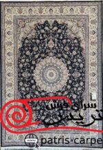 فرش ماشینی جردن-lexa آراز-سرمه ای-1200شانه-3600تراکم - تصویر 2