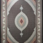 فرش ماشینی پاتریس-طرح ریزماهی-رنگ سورمه ای-1200شانه-3600تراکم