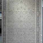 فرش ماشینی پاتریس-طرح 70199-رنگ بژ-700شانه-2550 تراکم