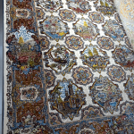 فرش ماشینی-پشمی طبیعی-ابریشمی گیاهی-کدکرم خشتی