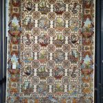 فرش ماشینی-پشمی طبیعی-ابریشمی گیاهی-کد3217-کرم