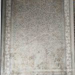 فرش ماشینی زمرد مشهد_کد13006_رنگ کرم صدفی_1200شانه_3600تراکم