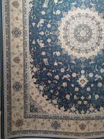 فرش ماشینی پاتریس-طرح مهشید-رنگ رویال آبی-1500شانه-4500تراکم - تصویر 3